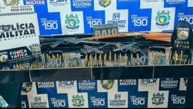 Foto de Homem suspeito por tentativa de furto é preso com arsenal de armas em Barra do Garças